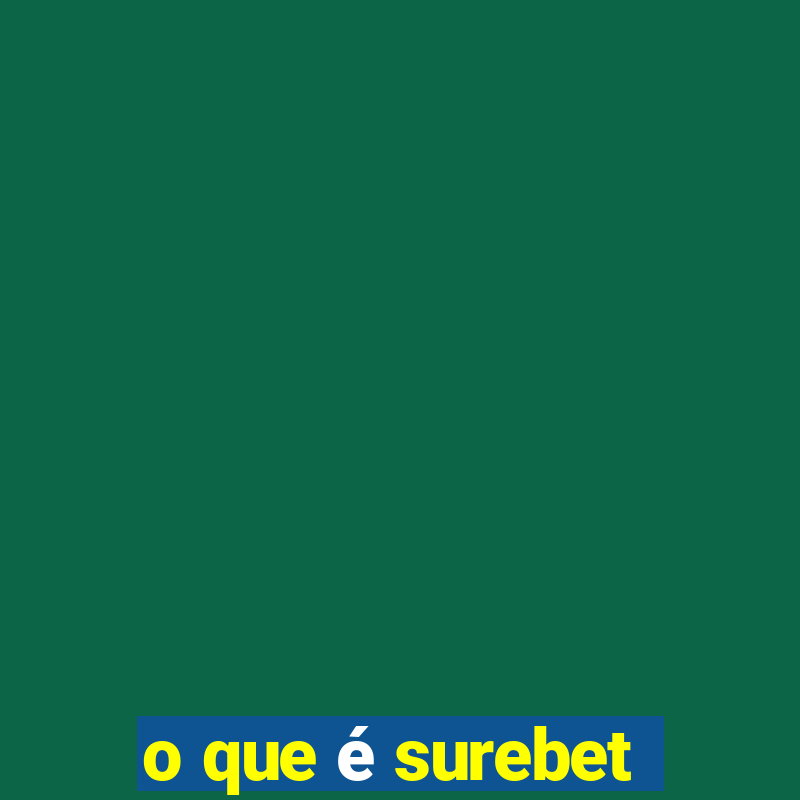 o que é surebet